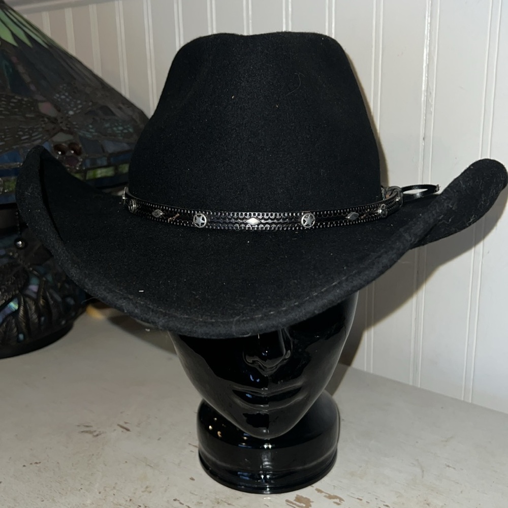 Bullhide black wool Thunderbird cowboy western hat